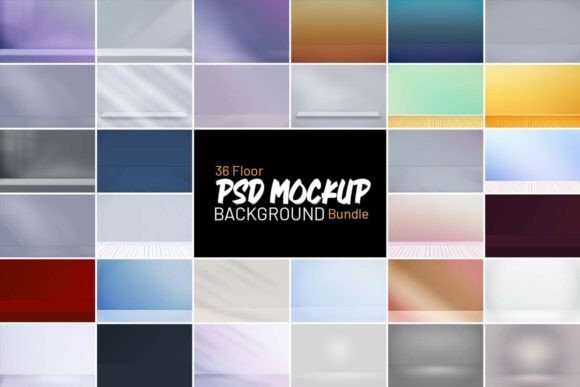 36 Floor Background Bundle: Professional Product Presentation