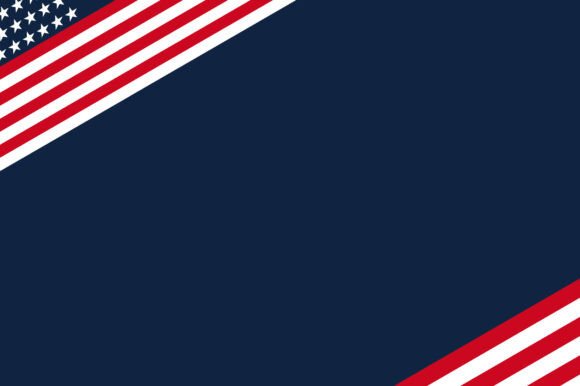 American Flag Border on Blue Background: A Designer's Guide
