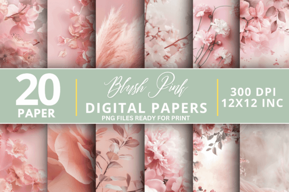 Blush Pink Flowers Digital Paper: A Designer's Guide