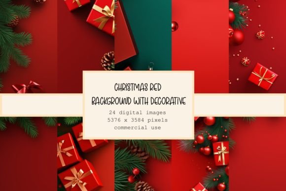Elevate Your Holiday Campaigns with Christmas Red Background