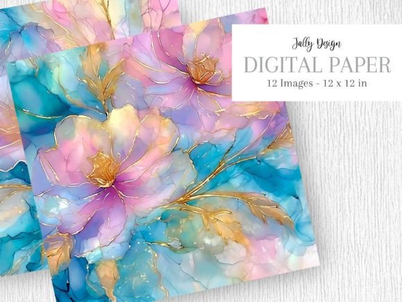 Ethereal Beauty: Unlocking Creative Potential with Pastel Alcohol Ink Florals