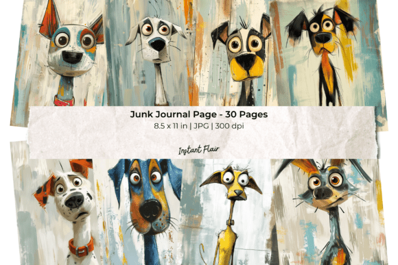 Funny Dog Junk Journal Pages: Inject Personality Into Your Projects