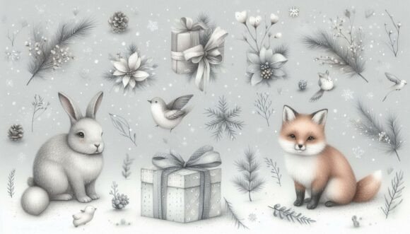 Gray Winter Gifts: A Cool Touch for Your Creative Projects