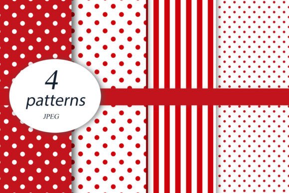 Red Polka Dot Geometric Patterns: A Designer's Guide to Festive Style