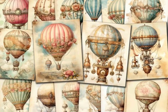 Steampunk Hot Air Balloon Paper: Elevate Your Projects