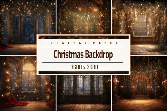 Transform Your Holiday Projects with a Christmas Backdrop Bundle