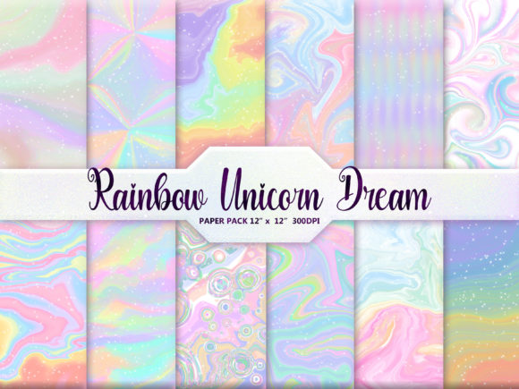 Unleash Whimsy: Design Magic with Rainbow Unicorn Paper
